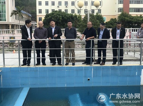 云南、广东两省水协及云南供水企业领导一行莅临海丰县供水总公司参观指导